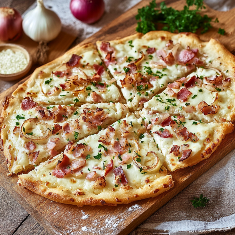 German Bacon Flammkuchen