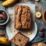 Fudgy Date and Banana Bread