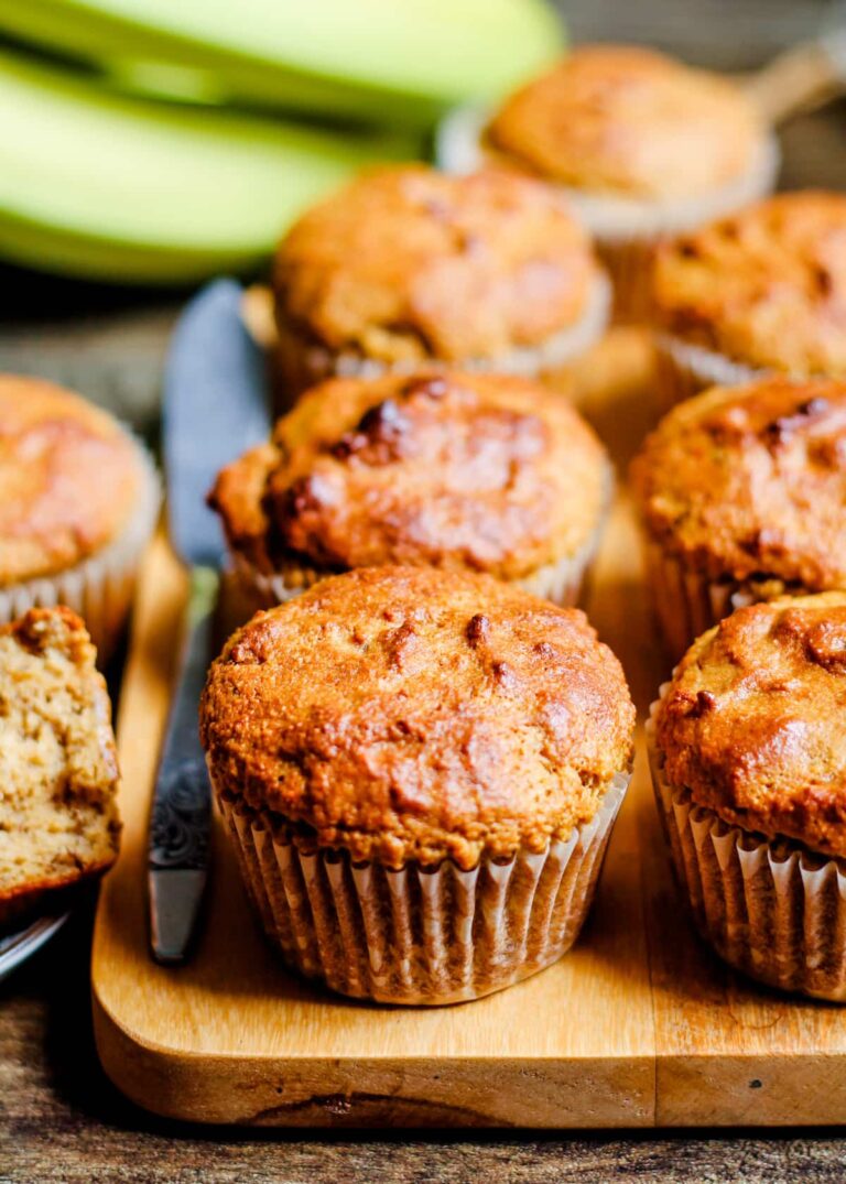 banana protein muffins